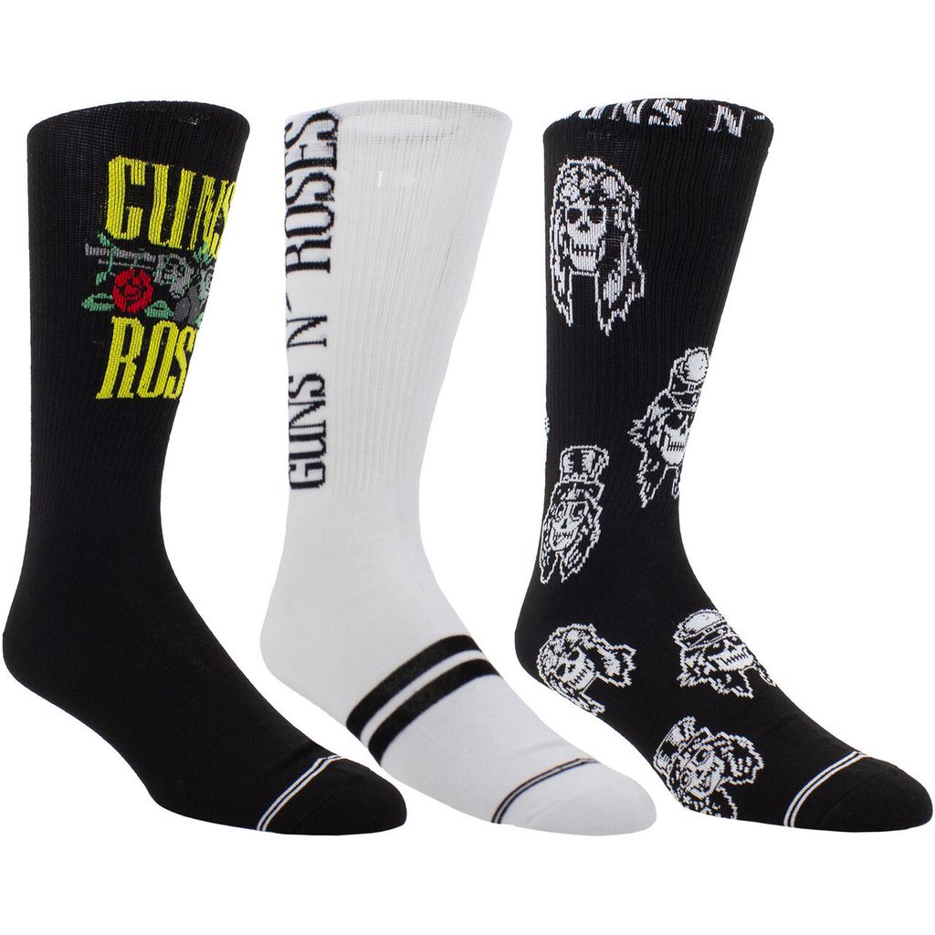 Guns N' Roses-Logos Unisex Sock Gift Box 3