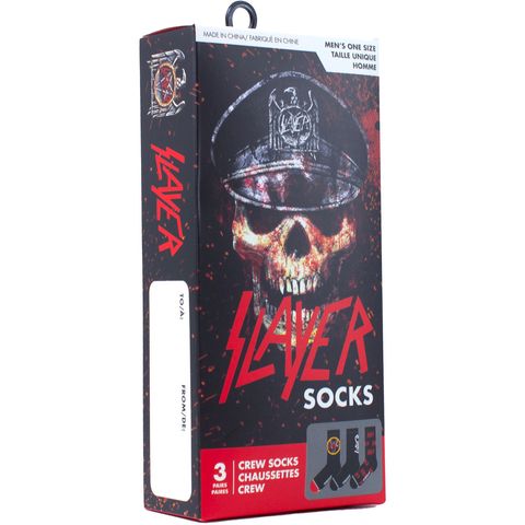 Slayer-Logos Unisex Sock Gift Box 1