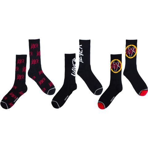 Slayer-Logos Unisex Sock Gift Box 2