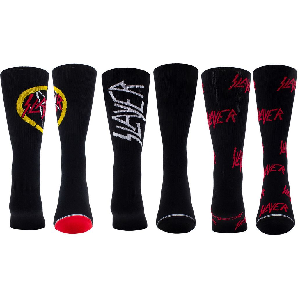 Slayer-Logos Unisex Sock Gift Box 3