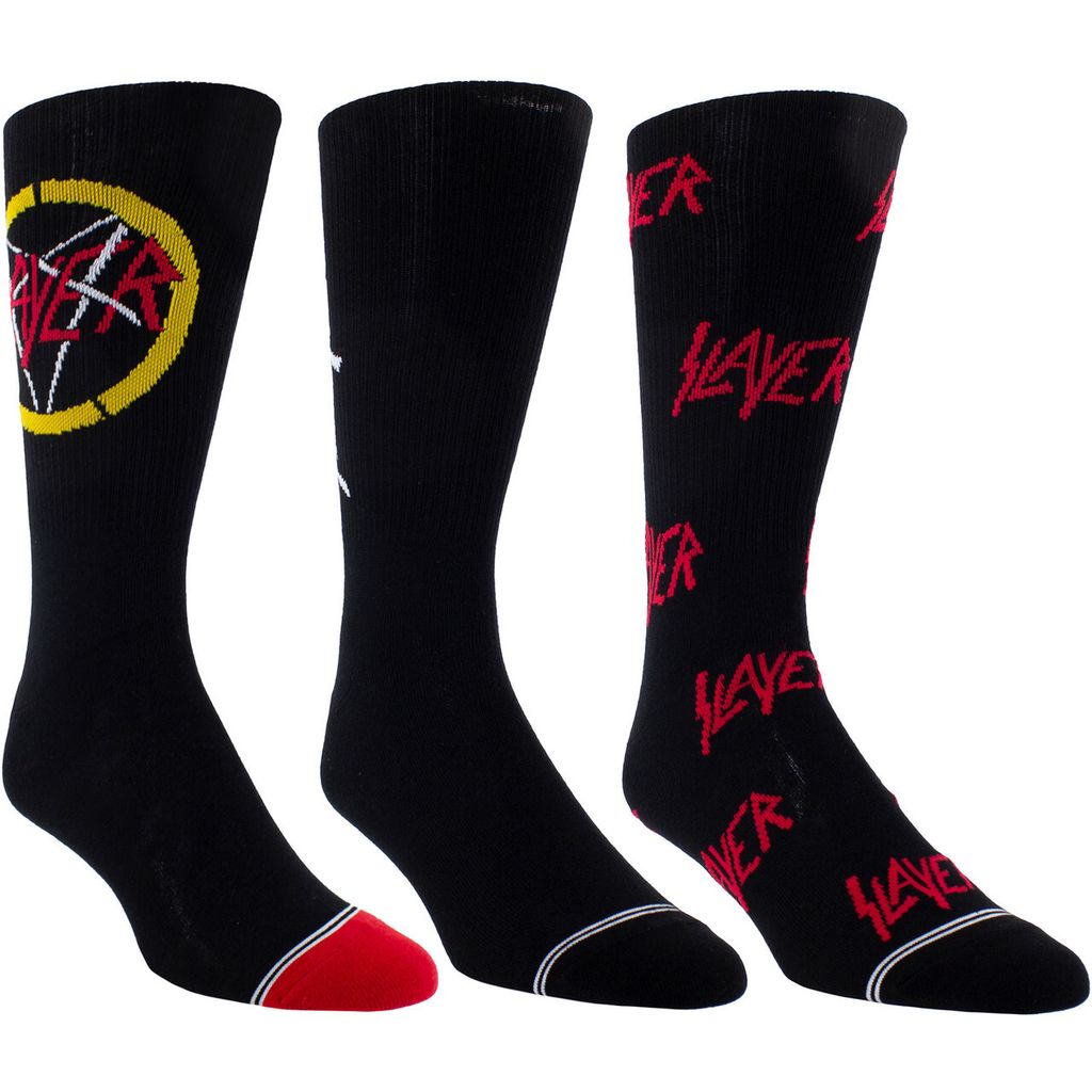 Slayer-Logos Unisex Sock Gift Box 4