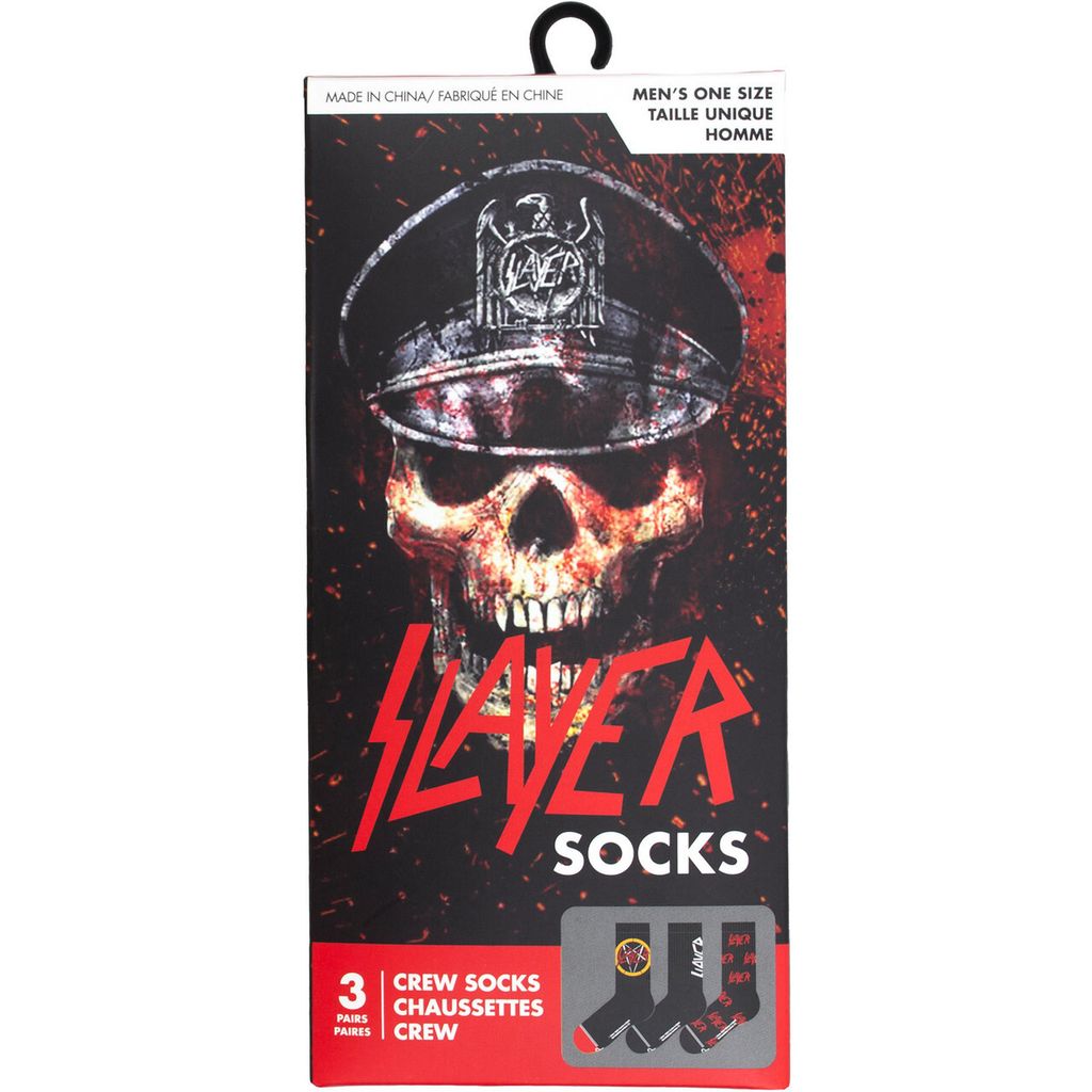 Slayer-Logos Unisex Sock Gift Box 5