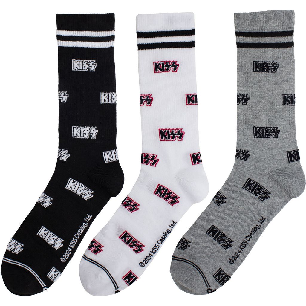 KISS-Logos Unisex Sock Gift Box 5