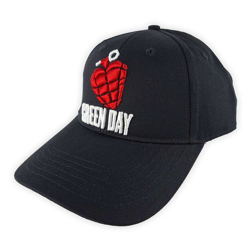 Green Day-Grenade Logo Baseball Cap (1)