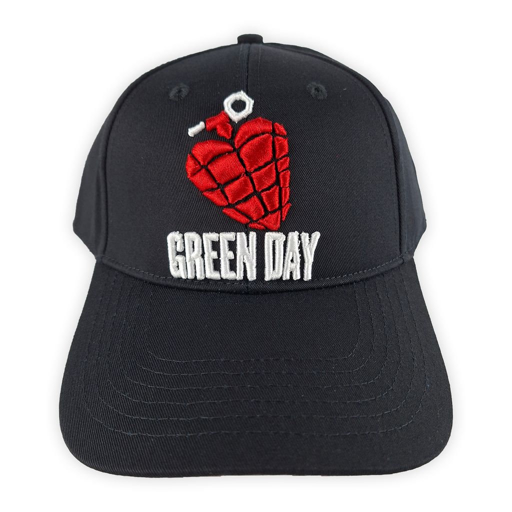 Green Day-Grenade Logo Baseball Cap (2)