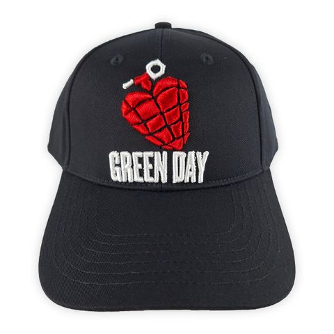 Green Day-Grenade Logo Baseball Cap (2)
