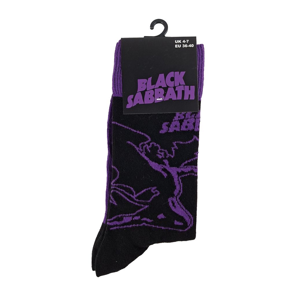 Black Sabbath-Logo & Demon Socks (3)