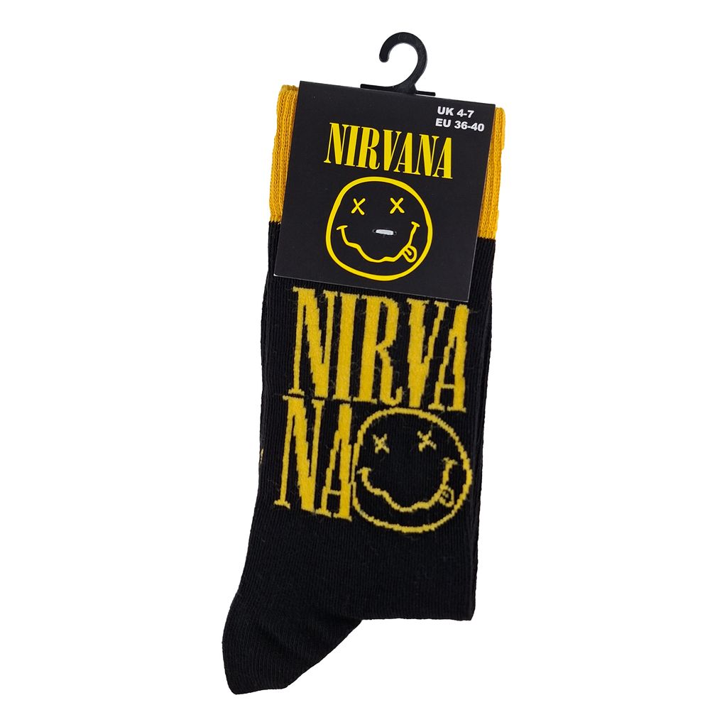 Nirvana-Logo Stacked Socks (3)