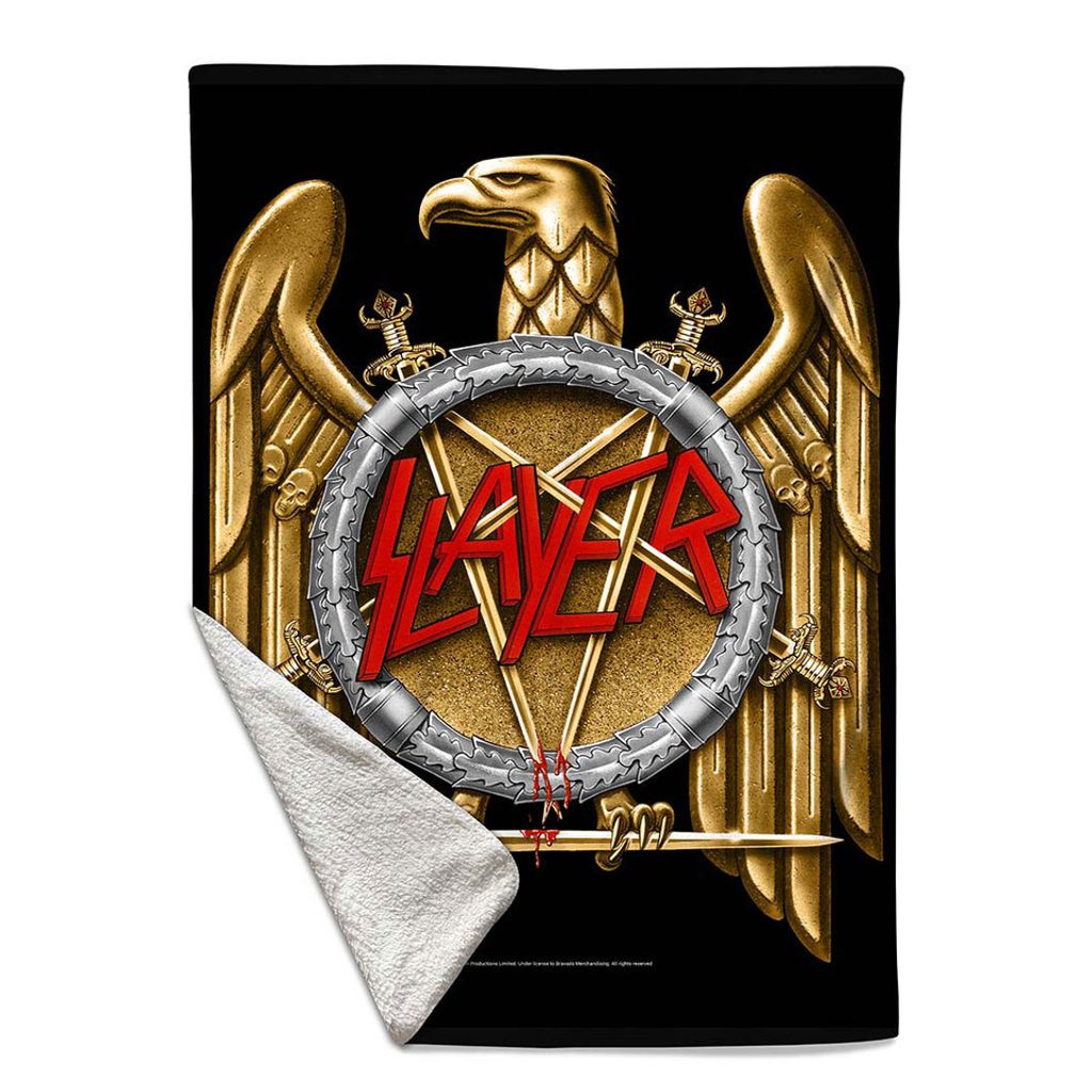 Slayer Sherpa Fleece Blanket Golden Eagle (Multicolour) (Single) 1