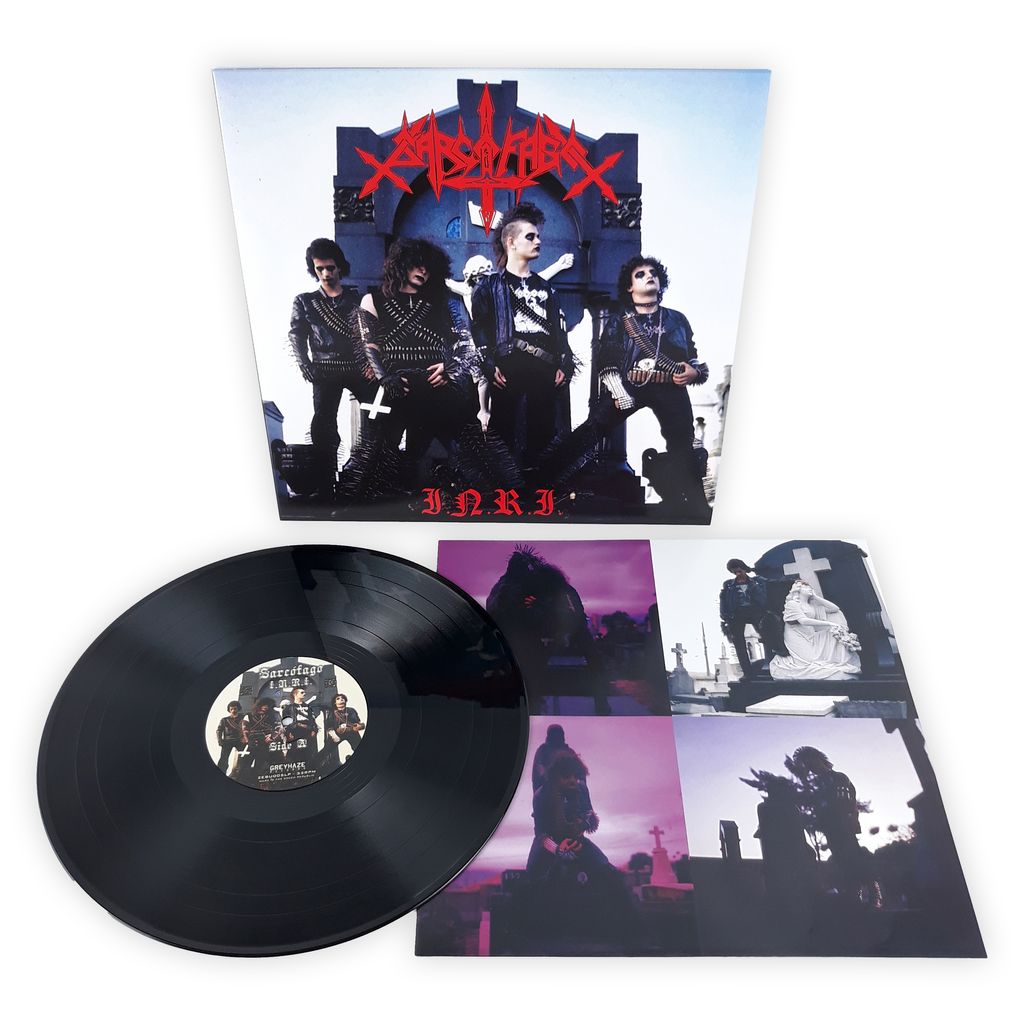 Sarcofago-INRI LP Blue