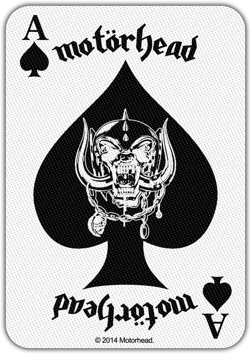 Motorhead-Ace Of Spades Card Woven Patch – 陰府門Pub Metal Shop