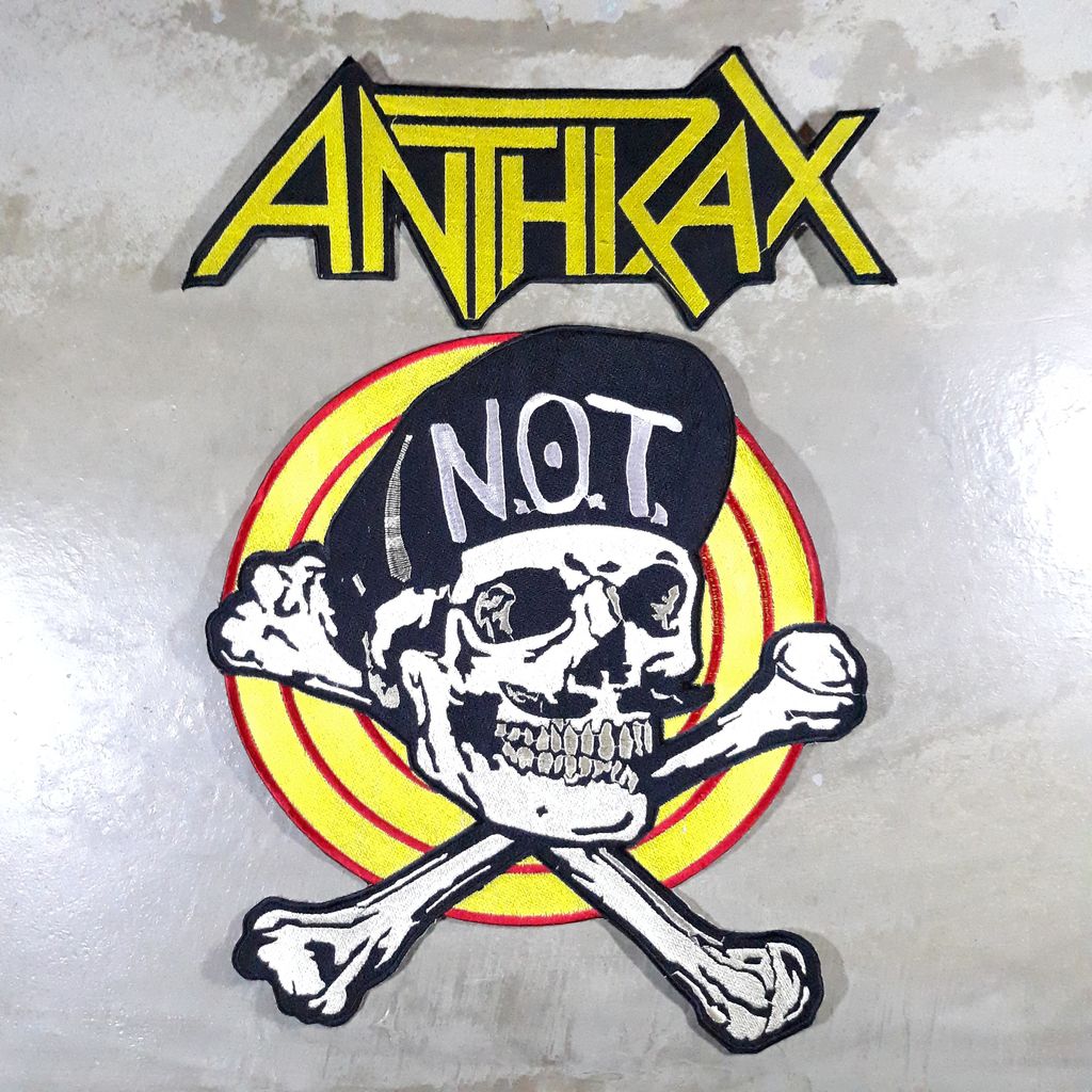 Anthrax-not skull backpatch set.jpg