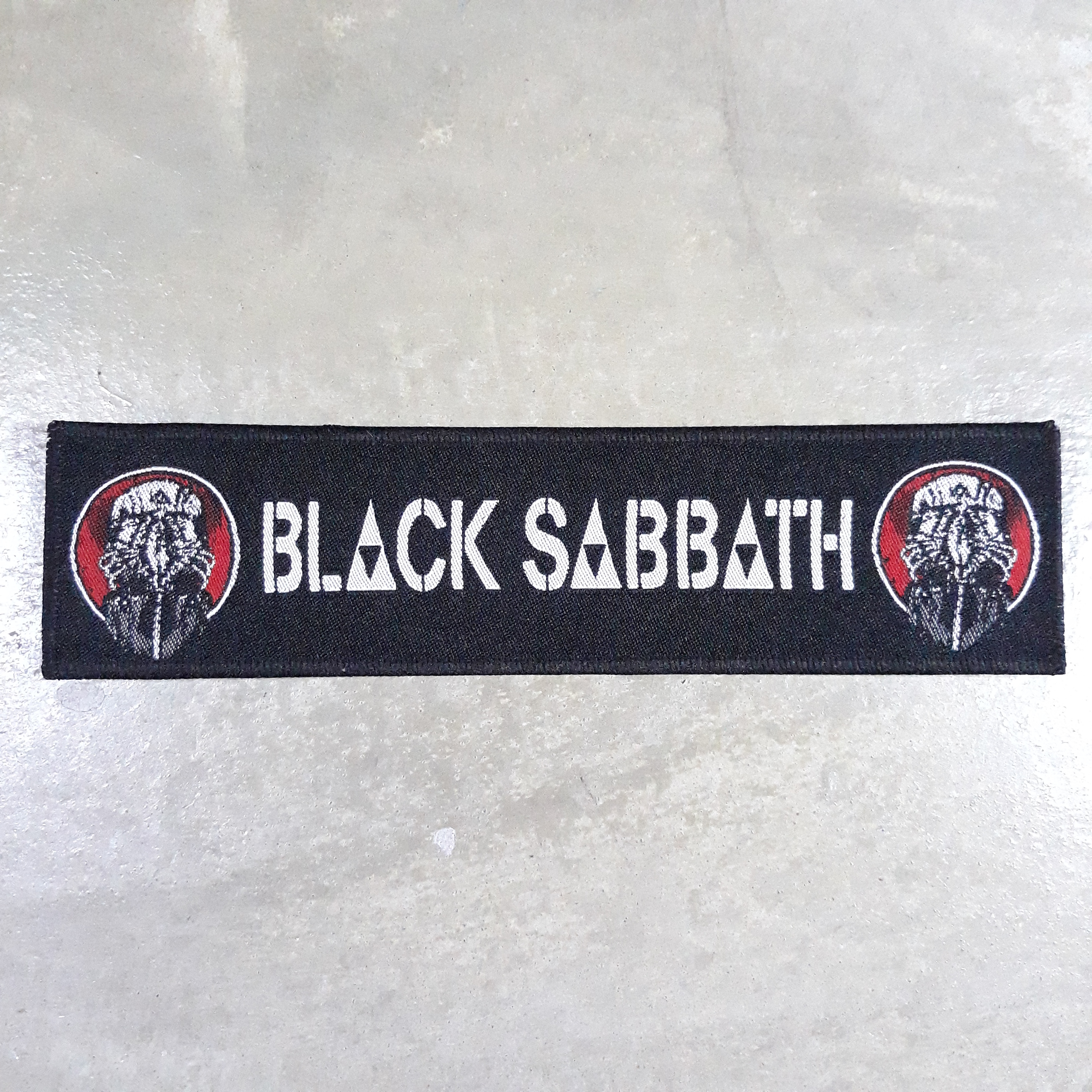 Black sabbath woven patch