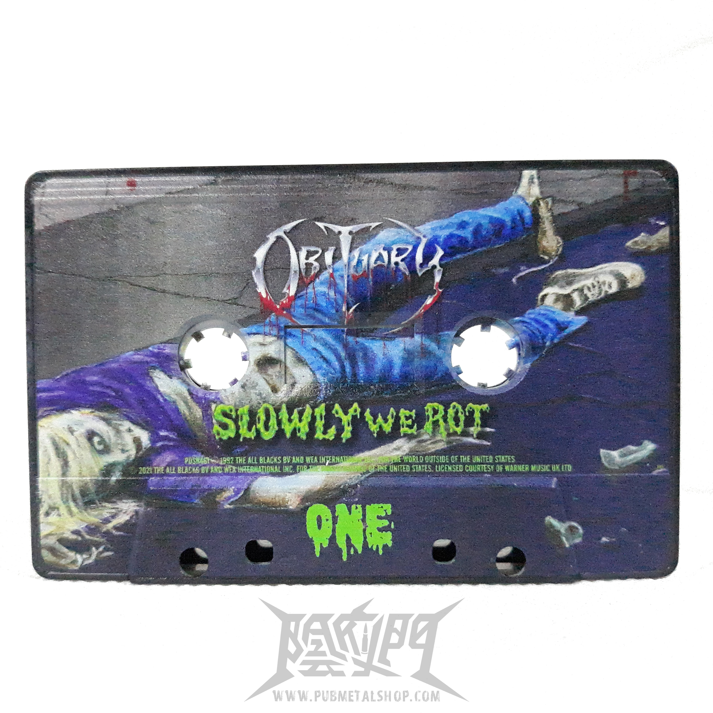 OBITUARY-Slowly we Rot TAPE – 陰府門Pub Metal Shop - No.1 Heavy
