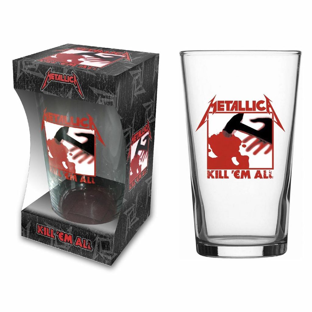 METALLICA-KILL 'EM ALL Beer Glass.jpg