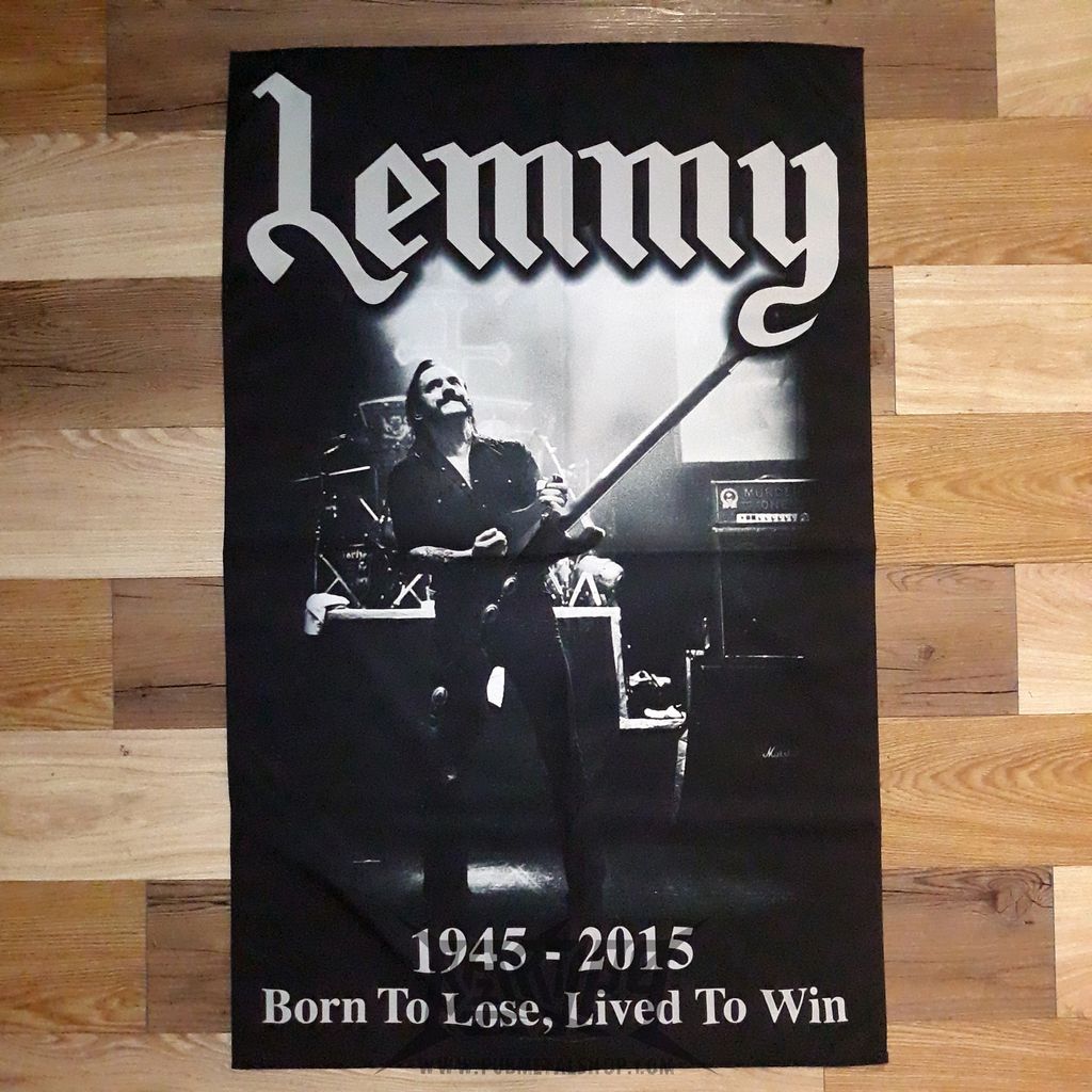Lemmy-Lived To Win flag.jpg