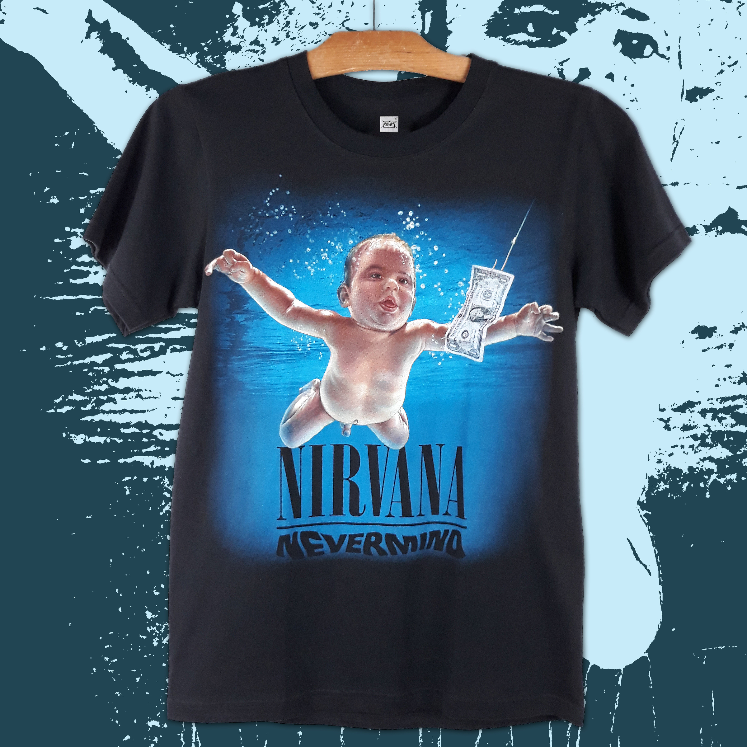 Nirvana-nevermind Tee – 陰府門Pub Metal Shop - No.1 Heavy Metal 