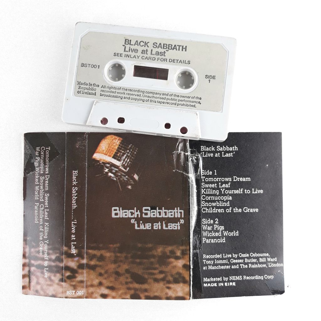 Black Sabbath-Live At Last TAPE (3)