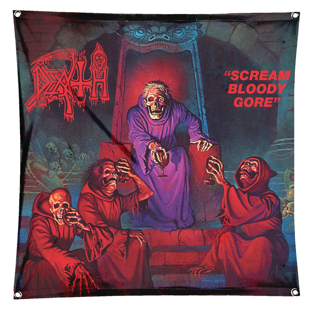 Death-Scream Bloody Gore Flag