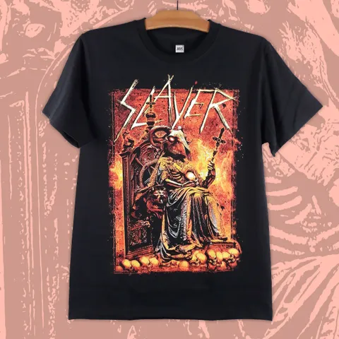 Slayer-DEVIL ON THRONE Tee 1