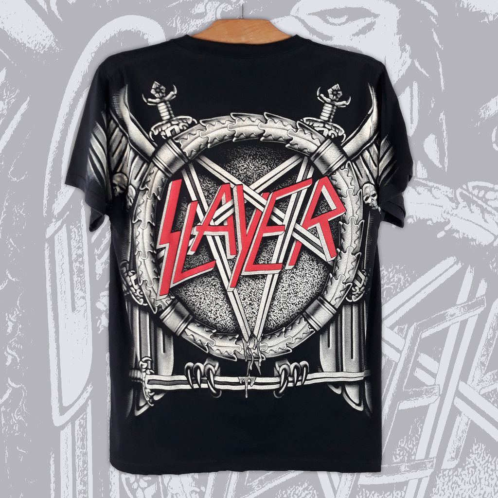 Slayer-Eagle allover print Tee 2