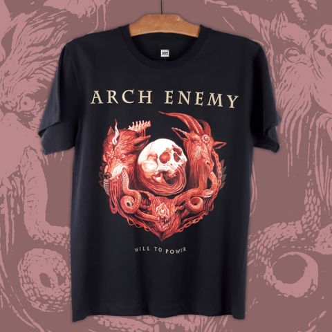 Arch Enemy will to power tour 2018 Tee 1
