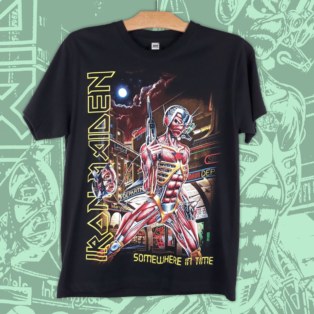 Iron maiden-somewhere in time Tee 1