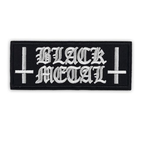 Black metal Patch