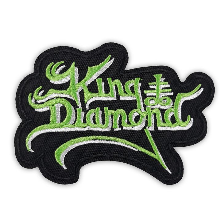 King Diamond green logo Patch