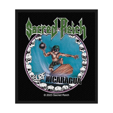 Sacred Reich ‘Surf Nicaragua’ Woven Patch
