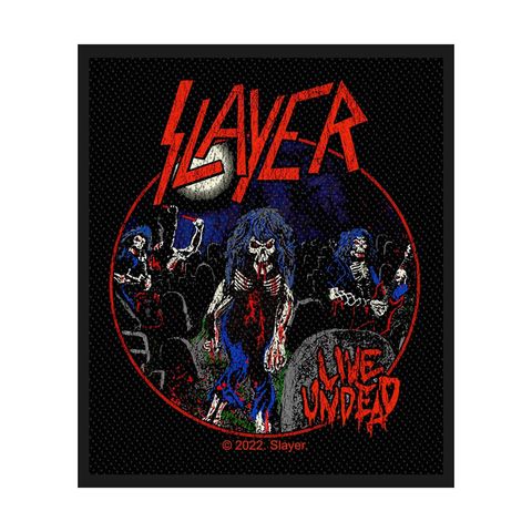 Slayer ‘Live Undead’ Woven Patch