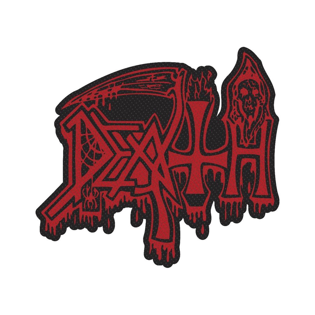 Death ‘Logo’ Cut Out Woven Patch