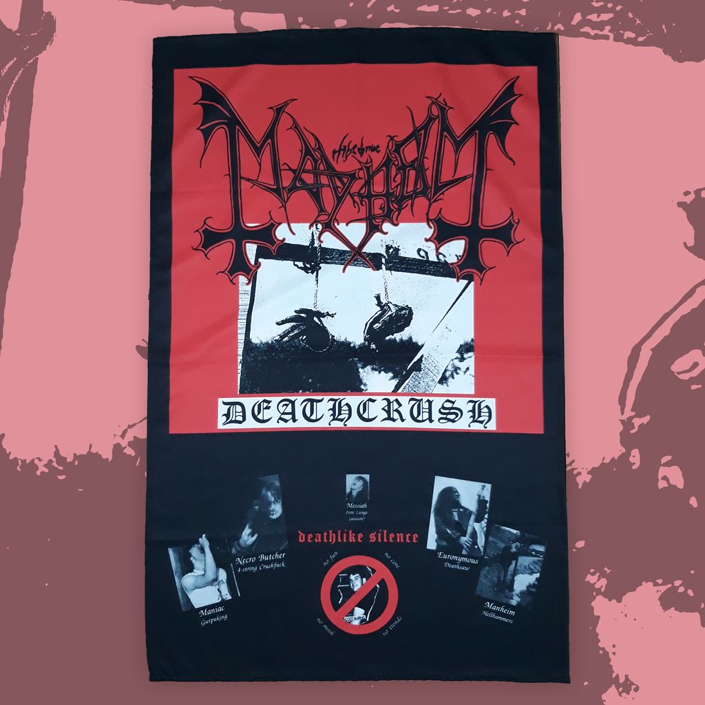 Mayhem-Deathcrush Flag