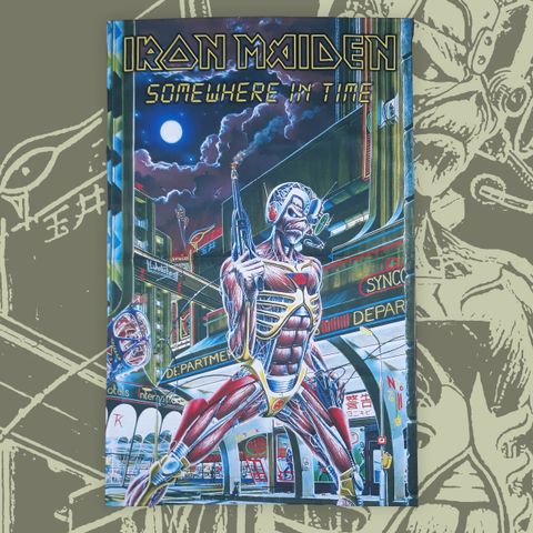 Iron maiden-Somewhere in time Flag