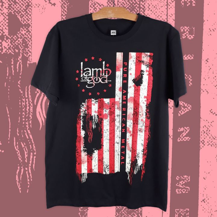 Lamb of god-pure american metal Tee 1