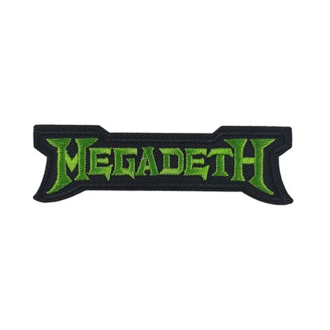 Megadeth-green logo PATCH