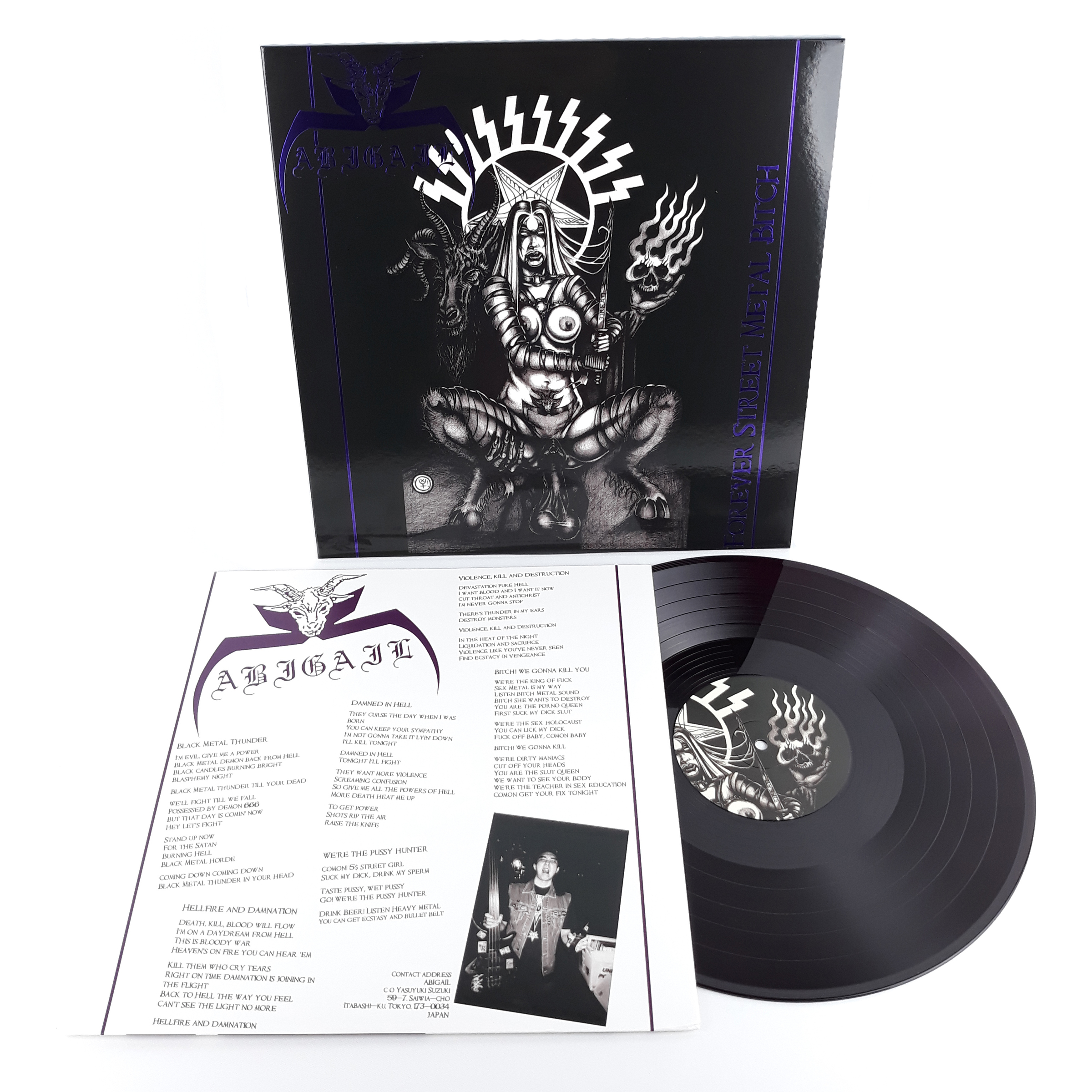 ABIGAIL Infernal STREET METAL BITCH Tシャツ 検索) Sabbat ABIGAIL ⁄ VULCAN TYRANT - SPLIT 7\u0027\u0027 - FILTHY DOGS OF METAL