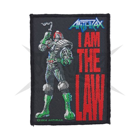 Anthrax-I am the law Woven patch