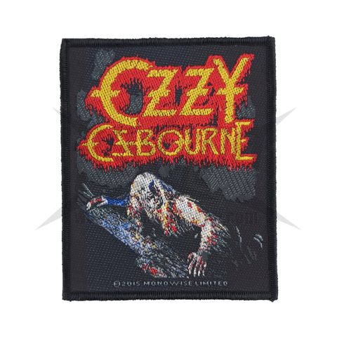 OZZY OSBOURNE-BARK AT THE MOON Woven patch
