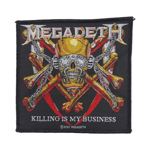 MEGADETH-KILLING IS MY BUSINESS Woven patch