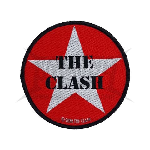 THE CLASH-MILITARY LOGO Woven Patch