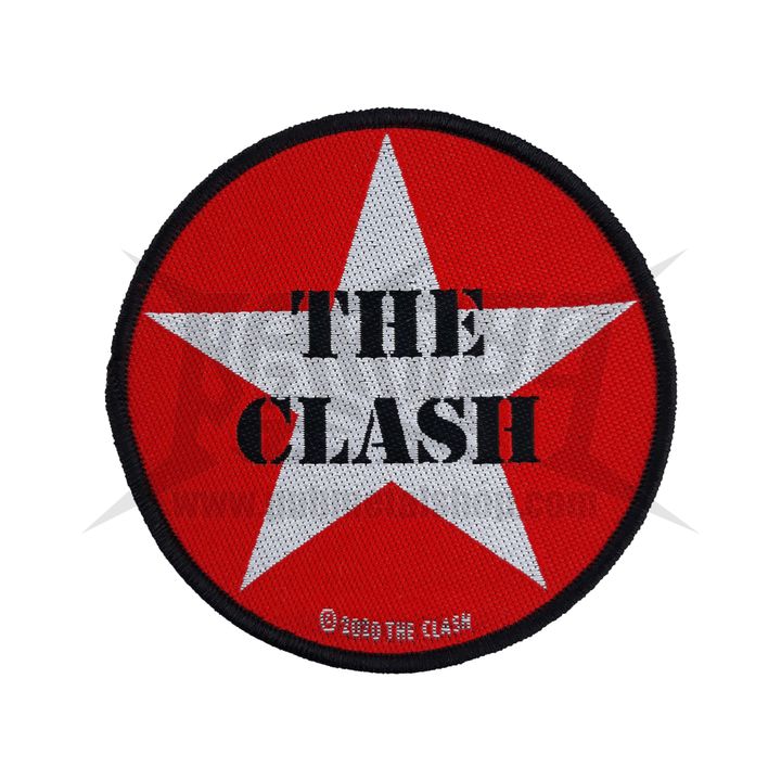 THE CLASH-MILITARY LOGO Woven Patch