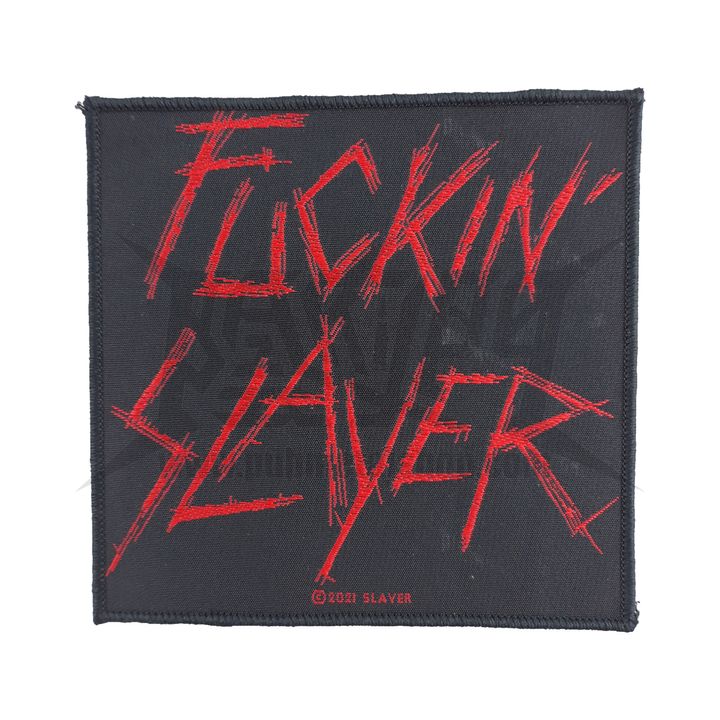 SLAYER-FUCKIN SLAYER Woven patch