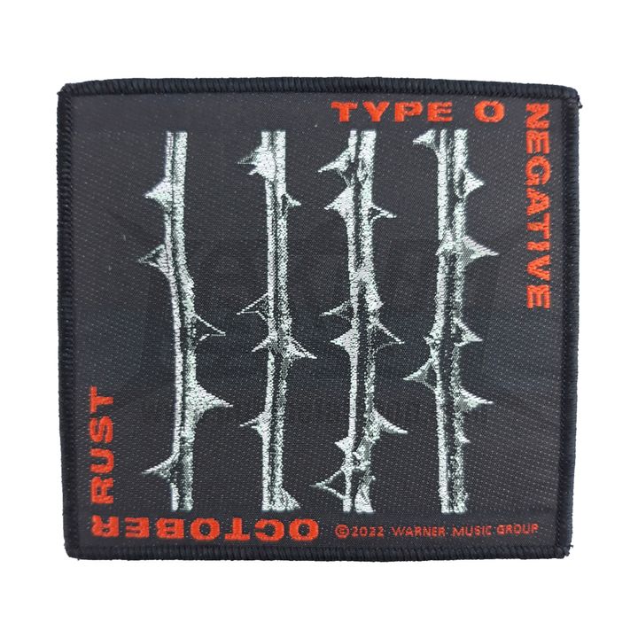 TYPE O NEGATIVE-OCTOBER RUST Woven patch