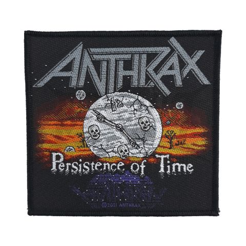 ANTHRAX-PERSISTENCE OF TIME Woven Patch