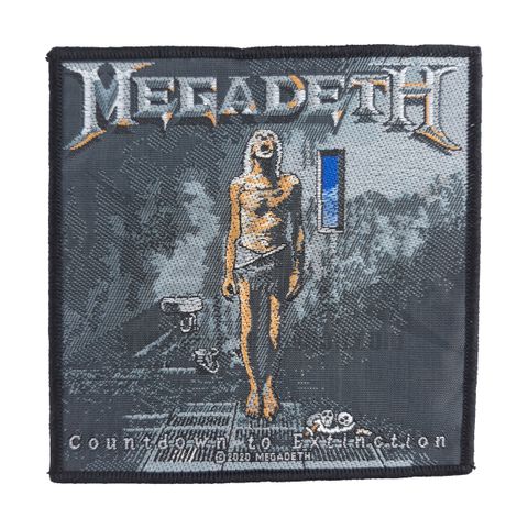 MEGADETH-COUNTDOWN TO EXTINCTION Woven Patch
