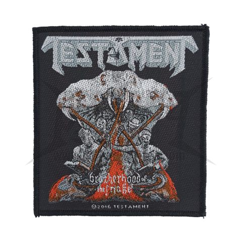 TESTAMENT-BROTHERHOOD OF THE SNAKE Woven Patch