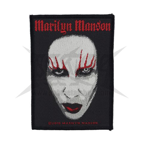 MARILYN MANSON-FACE Woven Patch