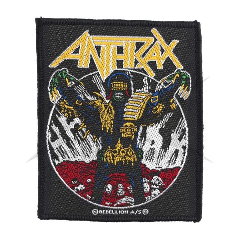 ANTHRAX-JUDGE DEATH Woven patch