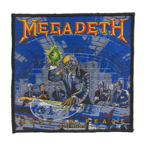 MEGADETH-RUST IN PEACE Woven patch